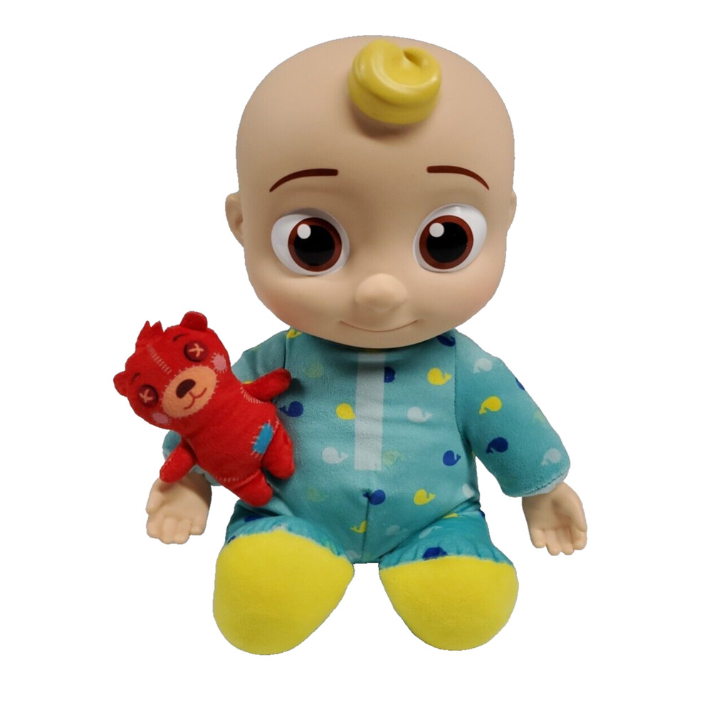 Moonbug Cocomelon Musical Bedtime JJ Doll Teddy Plush Soft Toy 13 Inch